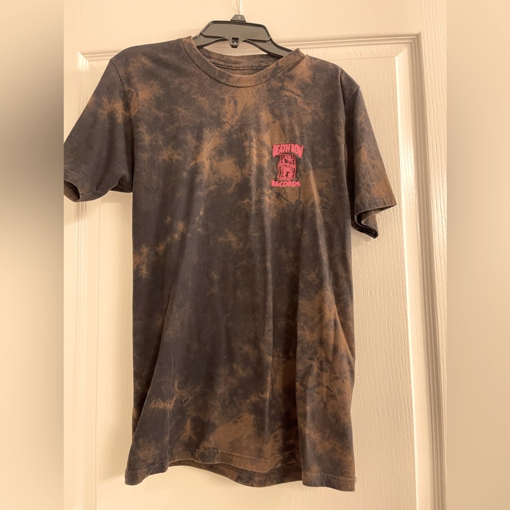 Urban Outfitters Death Row Records T Shirt Bleach Dye sz S